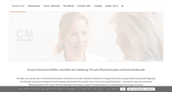 Desktop Screenshot of praxis-christiane-moeller.de
